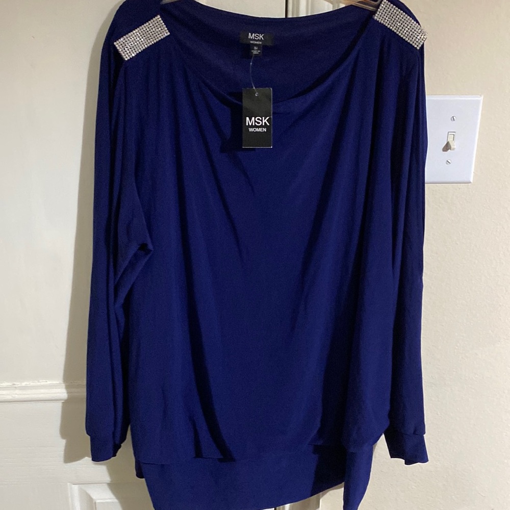 MSK Women’s Embellished Blouse